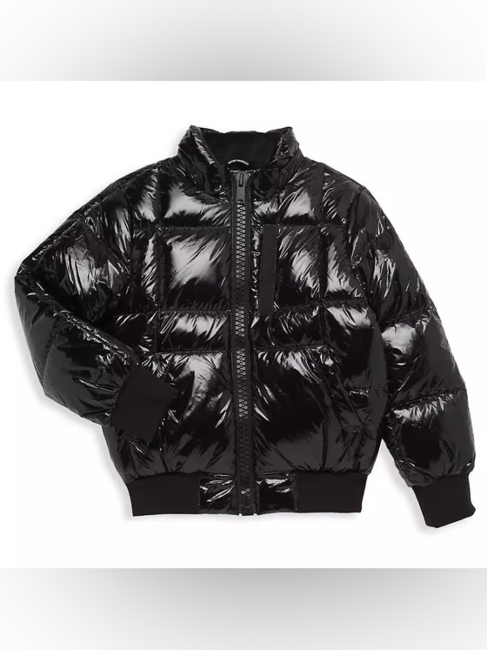 H&M Shiny Black Puffer Jacket